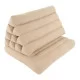 Triangelkudde Kapok med en dyna - Enfärgad beige